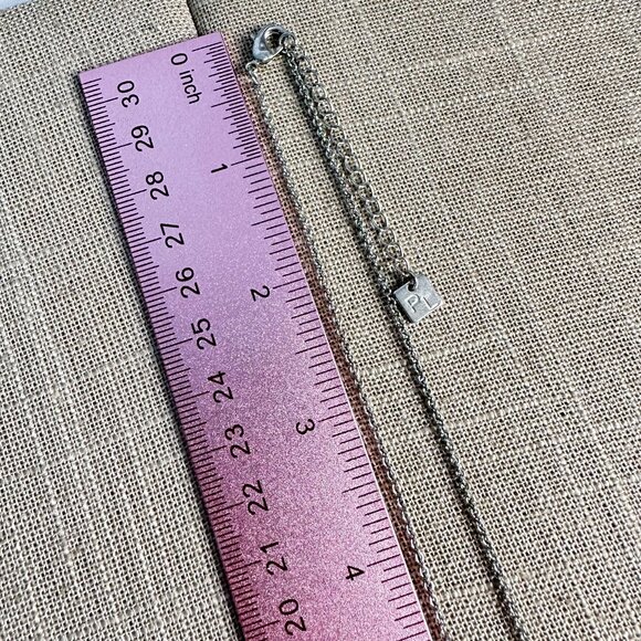 Park Lane Peyton Necklace 2 Carats CZ Pear-Shaped Pendant Silver-Tone Adjustable - Picture 4 of 7